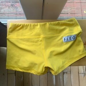 Yellow FLEO OG Shorts